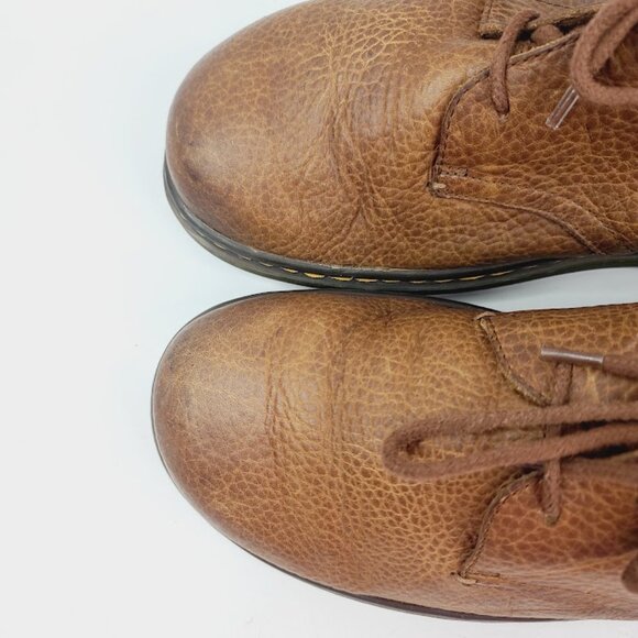 Dr. Martens Men\'s Tan ELSFIELD Leather Lace Up Classic Oxford Shoes Size 10 main image 5